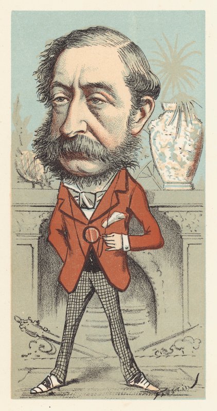 Henry Herbert, 4e Graaf van Carnarvon, Staatssecretaris voor de Koloniën door Faustin (b.1847)