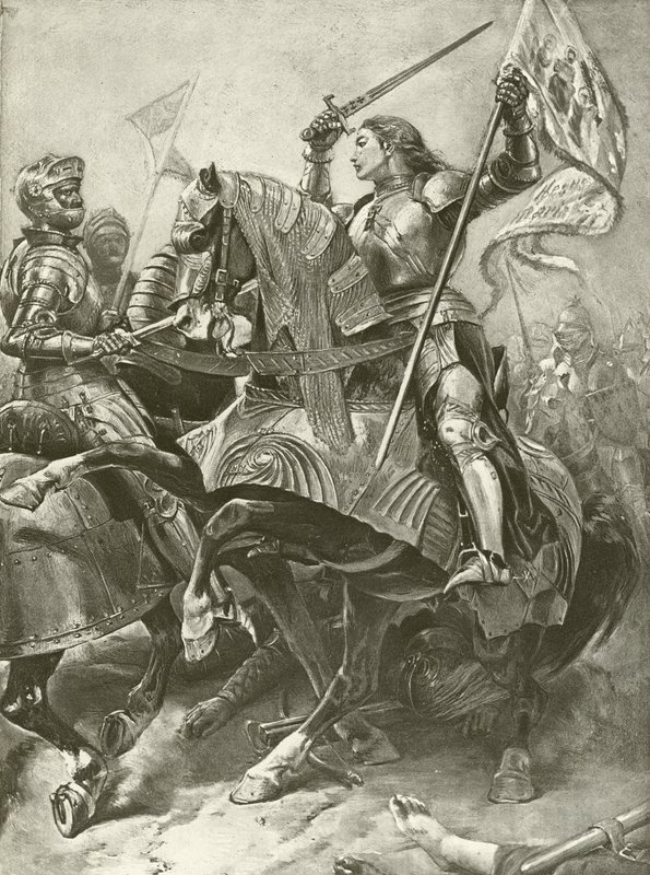 Eerste Deel Koning Hendrik VI. Act I, Scene V door Felix Octavius Carr Darley