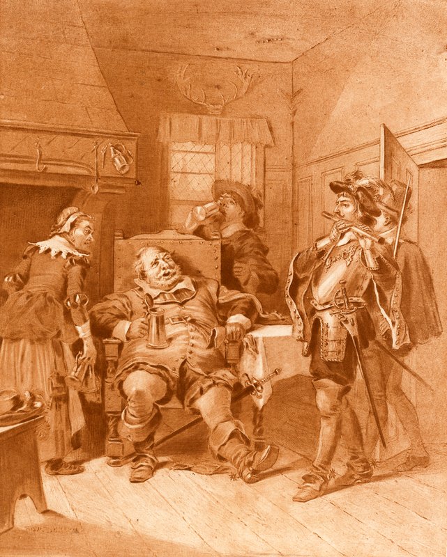 Eerste deel van Henry IV. Act III, Scene III door Felix Octavius Carr Darley