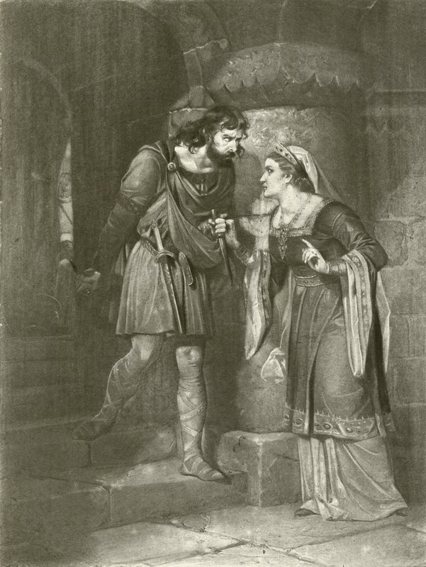 Macbeth. Act II, Scene II door Felix Octavius Carr Darley