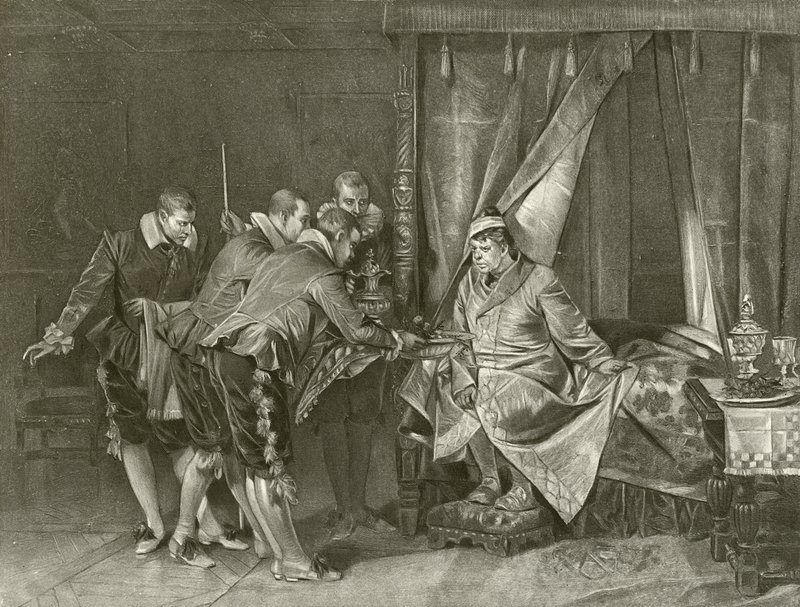 Taming of the Shrew. Inductie, Scene II door Felix Octavius Carr Darley