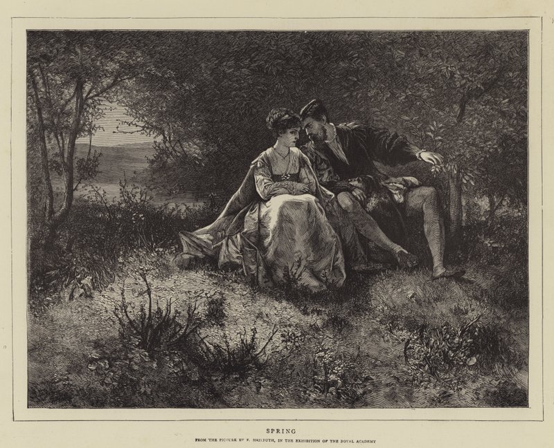 Lente door Ferdinand Heilbuth