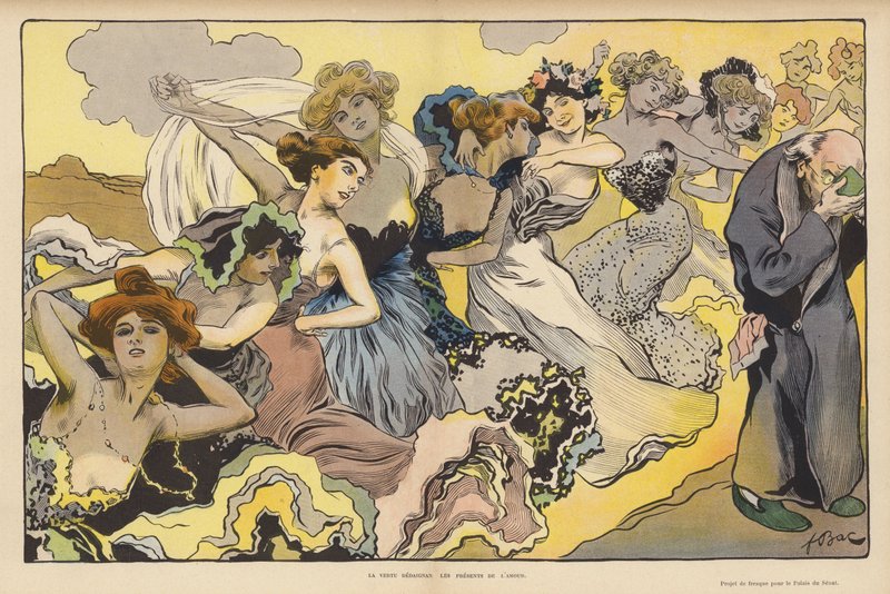 Deugd die de Gaven van de Liefde Veracht door Ferdinand Sigismund Bac