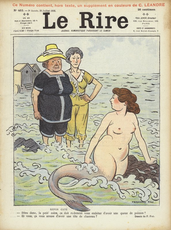 Illustratie voor Le Rire door Fernand Fau