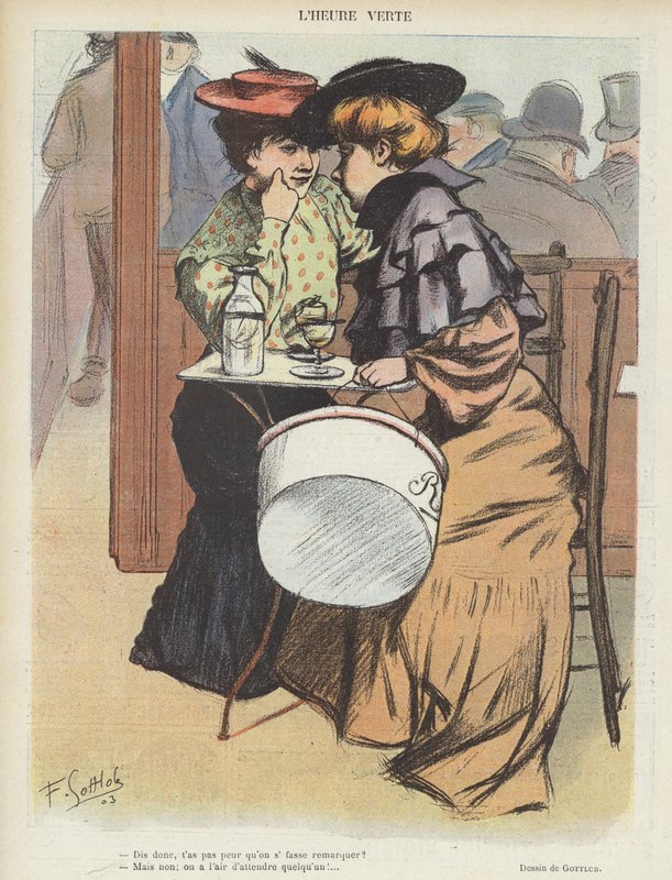 Illustratie voor Le Rire door Fernand Louis Gottlob