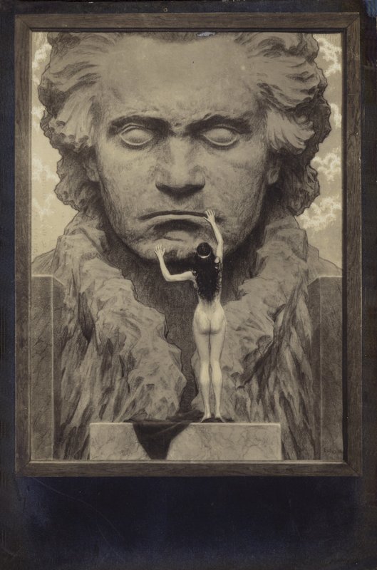 Ludwig van Beethoven, Duitse componist en pianist (1770-1827) door Fidus