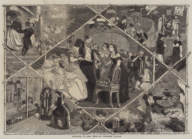 Kerstmis in Schrikkeljaar door Florence Claxton