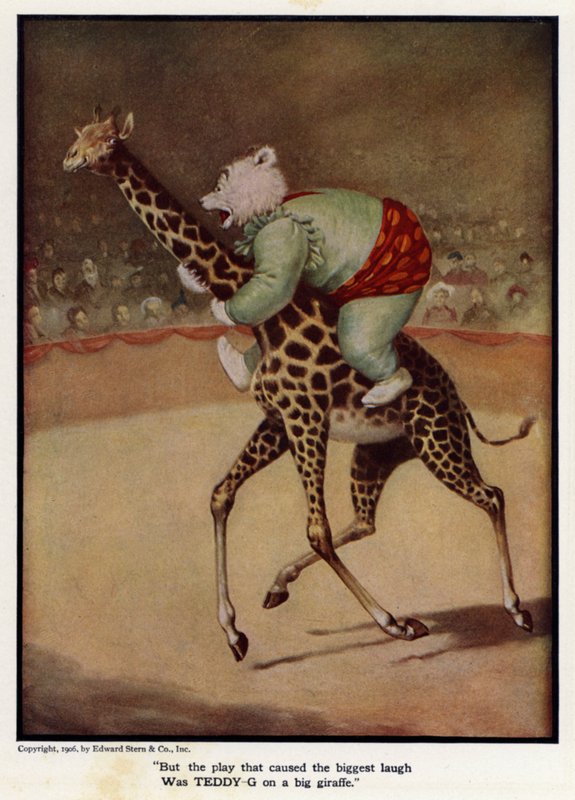 Maar het toneelstuk dat de grootste lach veroorzaakte was Teddy - G op een grote giraffe door Floyd V. Campbell