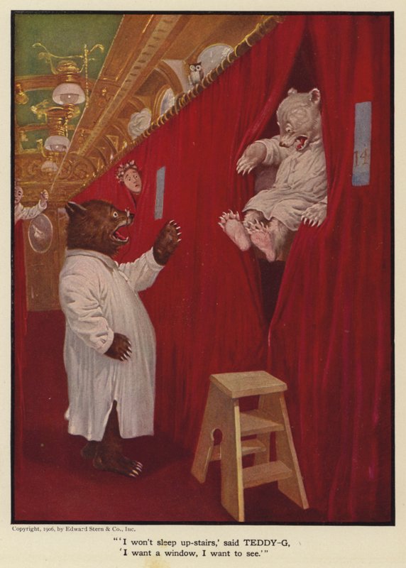 Ik wil niet boven slapen, zei Teddy - G, Ik wil een raam, ik wil zien. door Floyd V. Campbell