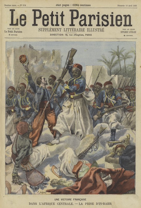 Een Franse overwinning in Centraal-Afrika door Fortune Louis Meaulle