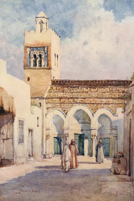 De Moskee van de Drie Deuren, Kairouan door Frances Nesbitt