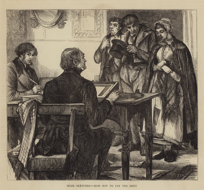 Ierse schetsen, hoe de huur niet te betalen door Francis S. Walker