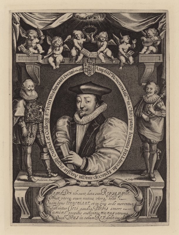 John Williams, bisschop van Lincoln, later aartsbisschop van York, ca. 1621 door Francis (after) Delaram