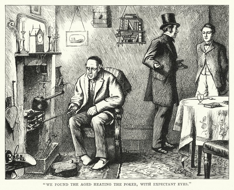 Illustratie voor Great Expectations door Charles Dickens door Francis Arthur Fraser