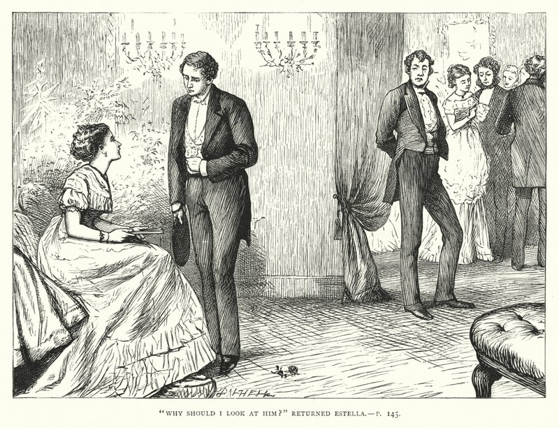 Illustratie voor Great Expectations door Charles Dickens door Francis Arthur Fraser