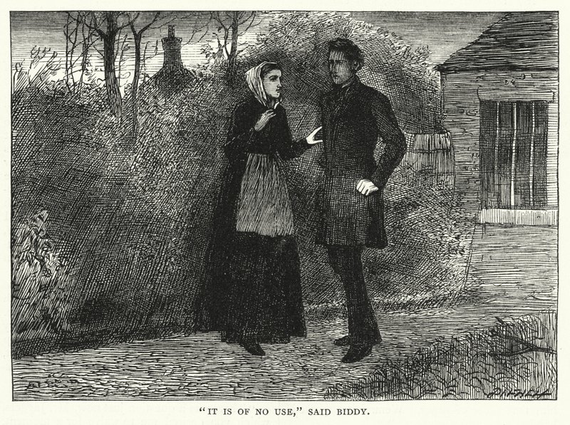 Illustratie voor Great Expectations door Charles Dickens (gravure) door Francis Arthur Fraser