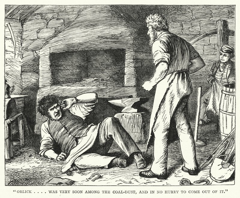 Illustratie voor Great Expectations door Charles Dickens (gravure) door Francis Arthur Fraser