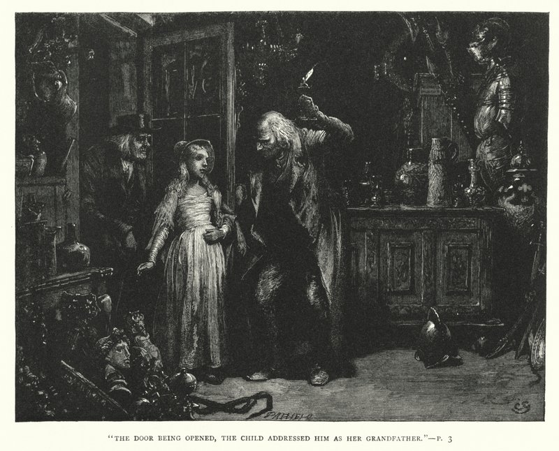 Illustratie voor Great Expectations door Charles Dickens (gravure) door Francis Arthur Fraser