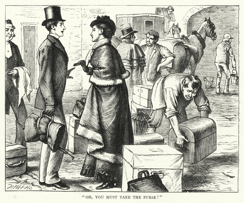 Illustratie voor Great Expectations door Charles Dickens door Francis Arthur Fraser