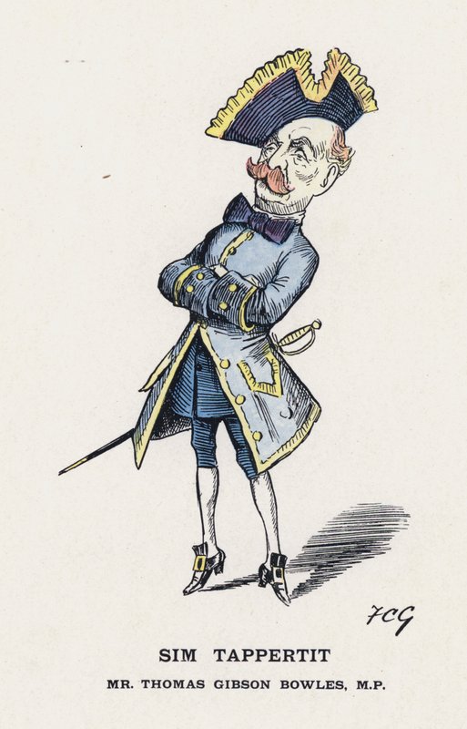 Sim Tappertit, Mr Thomas Gibson Bowles door Francis Carruthers Gould
