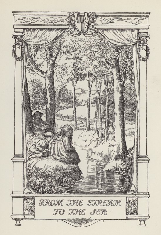 Een ander boek met verzen voor kinderen: Van stroom tot zee (litho) door Francis Donkin Bedford