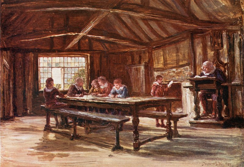 De Grammar School, Stratford on Avon door Francis S. Walker