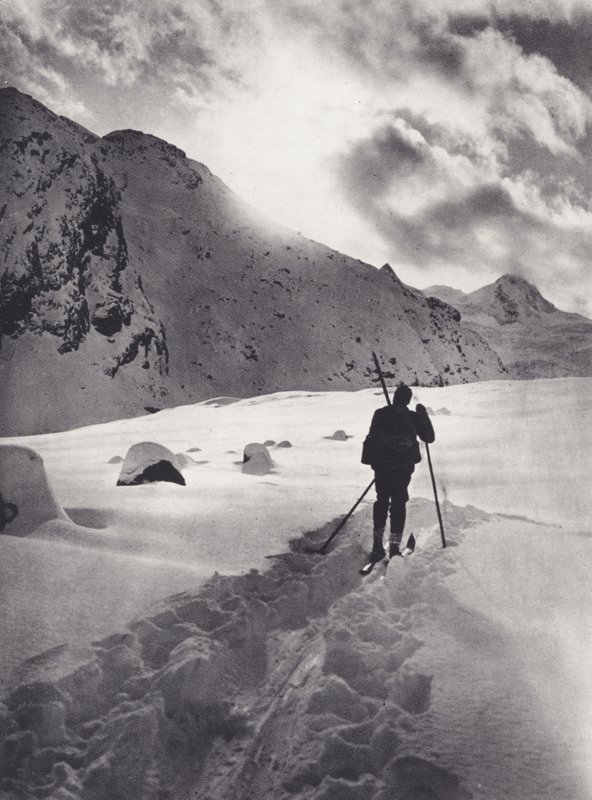 Oostelijke Alpen: Middag op de Roseg Gletsjer door Francis Sydney Smythe