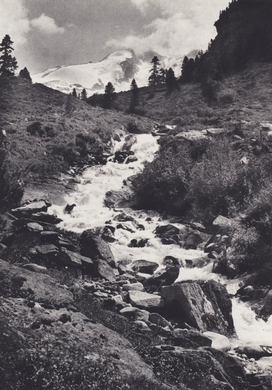Oostelijke Alpen: De Reichen Range vanaf het Bovenste Eind van de Wildgerlos Tal door Francis Sydney Smythe