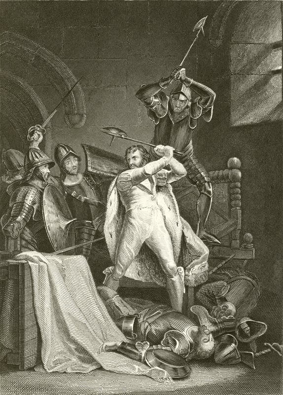 De dood van Richard II door Francis Wheatley
