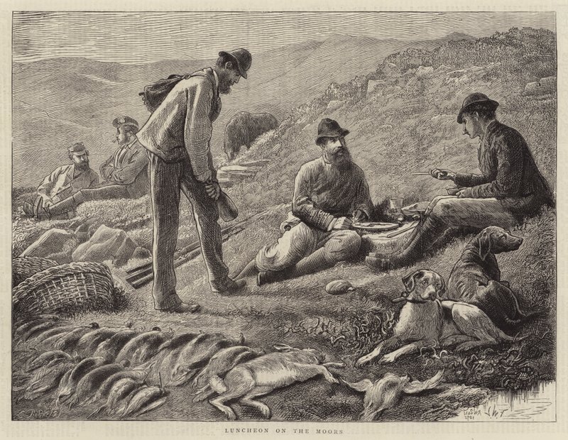 Lunch op de heide door Francis Wilfred Lawson