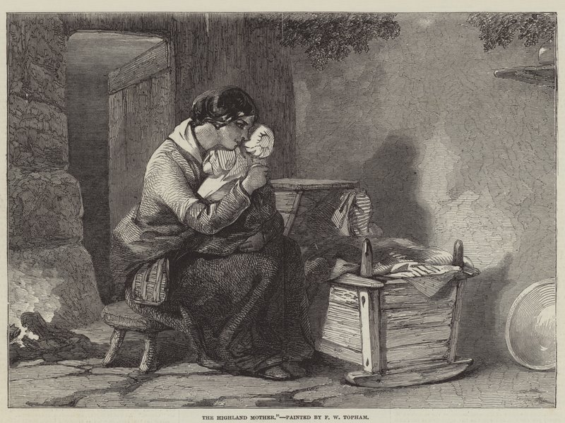 De Hoogland Moeder door Francis William Topham