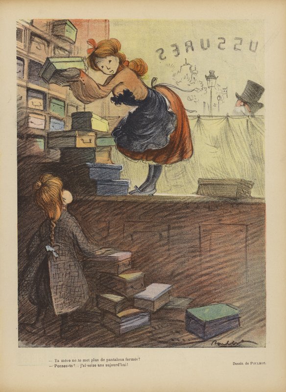 Illustratie voor Le Rire door Francisque Poulbot