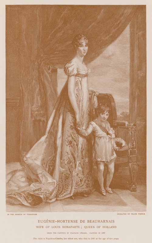 Eugene-Hortense de Beauharnais en Napoleon-Charles door Francois Pascal Simon Gerard
