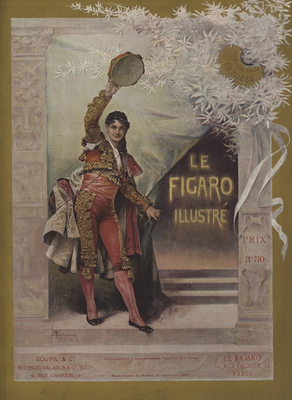 Omslag van Le Figaro Illustre, 1 december 1887 door Francois Schommer