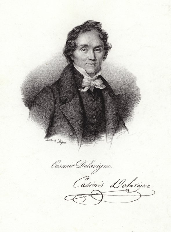 Casimir Delavigne door Francois Seraphin Delpech