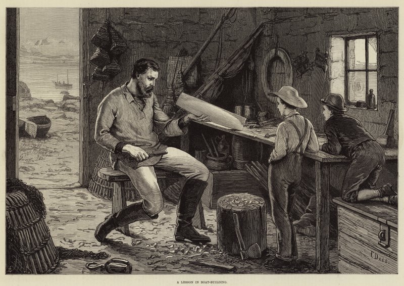 Een Les in Bootbouwen door Frank Dadd