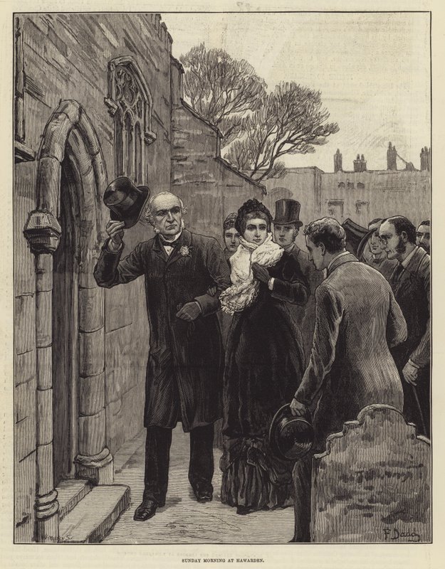 Openbaar leven en karakter van Mr. Gladstone door Frank Dadd