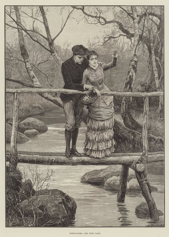 Lentetijd door Frank Dadd