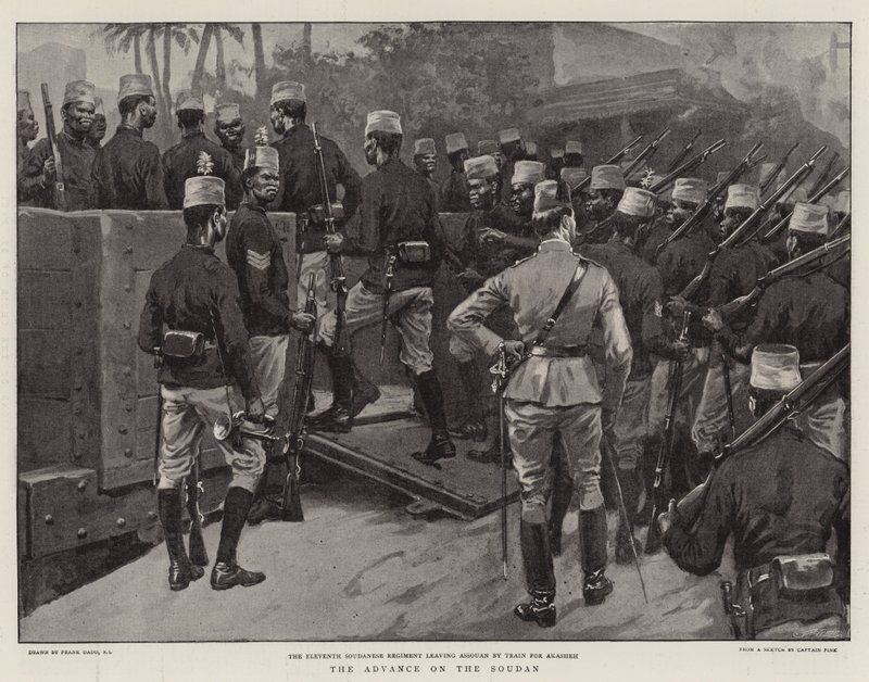 De Opmars naar de Soedan door Frank Dadd