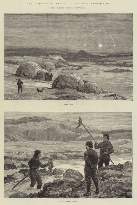 De Amerikaanse Franklin Zoekexpeditie door Frank Dadd
