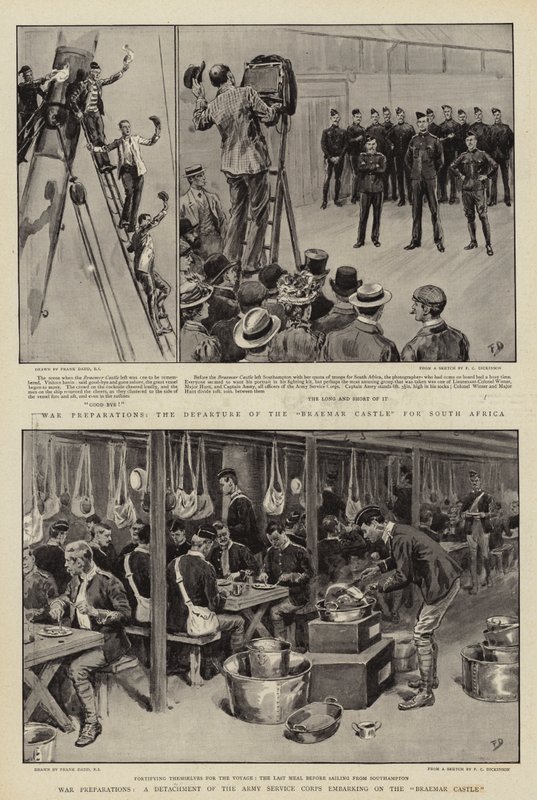 Oorlogsvoorbereidingen door Frank Dadd