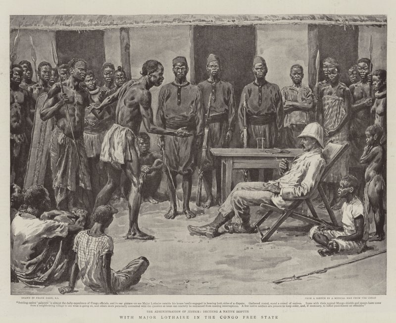 Met Majoor Lothaire in de Vrijstaat Congo door Frank Dadd