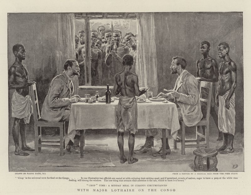 Met majoor Lothaire aan de Congo door Frank Dadd