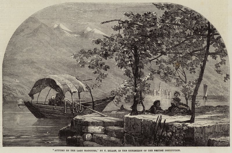 Herfst aan het Lago Maggiore door Frank Dillon