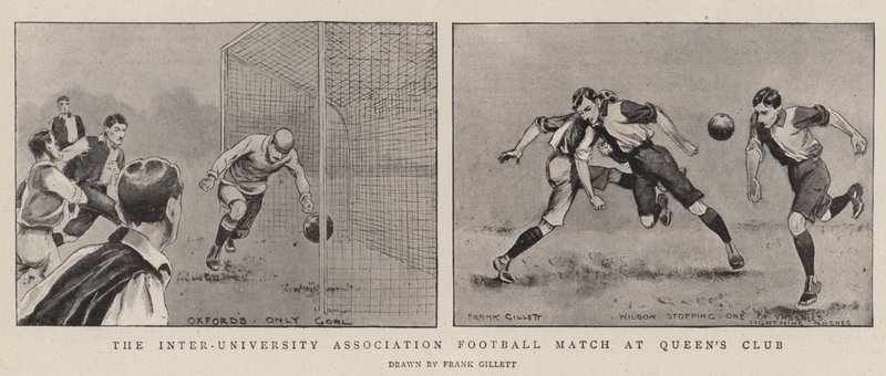 De Interuniversitaire Voetbalwedstrijd bij Queen