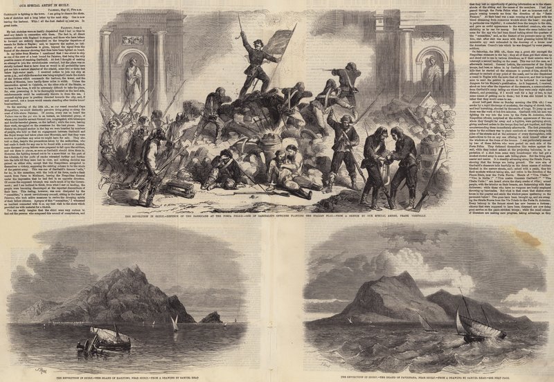 De Revolutie in Sicilië door Frank Vizetelly