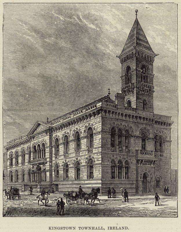 Stadhuis van Kingstown, Ierland door Frank Watkins