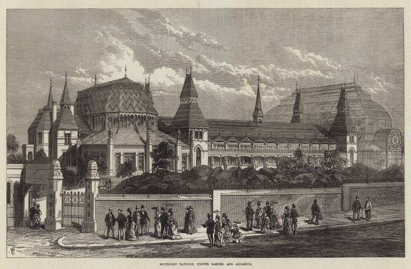 Southport Pavilion, Wintertuin en Aquarium door Frank Watkins