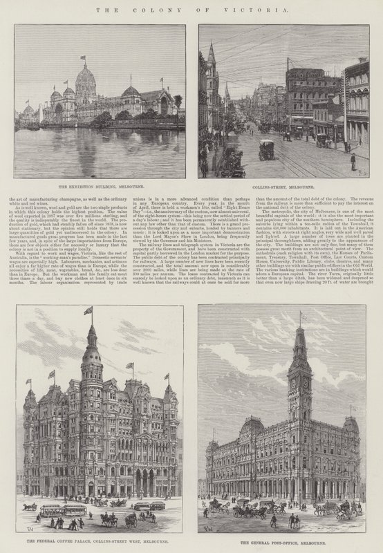 De kolonie Victoria door Frank Watkins