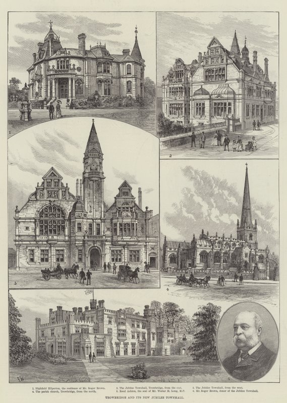 Trowbridge en zijn Nieuwe Jubileum Stadhuis door Frank Watkins